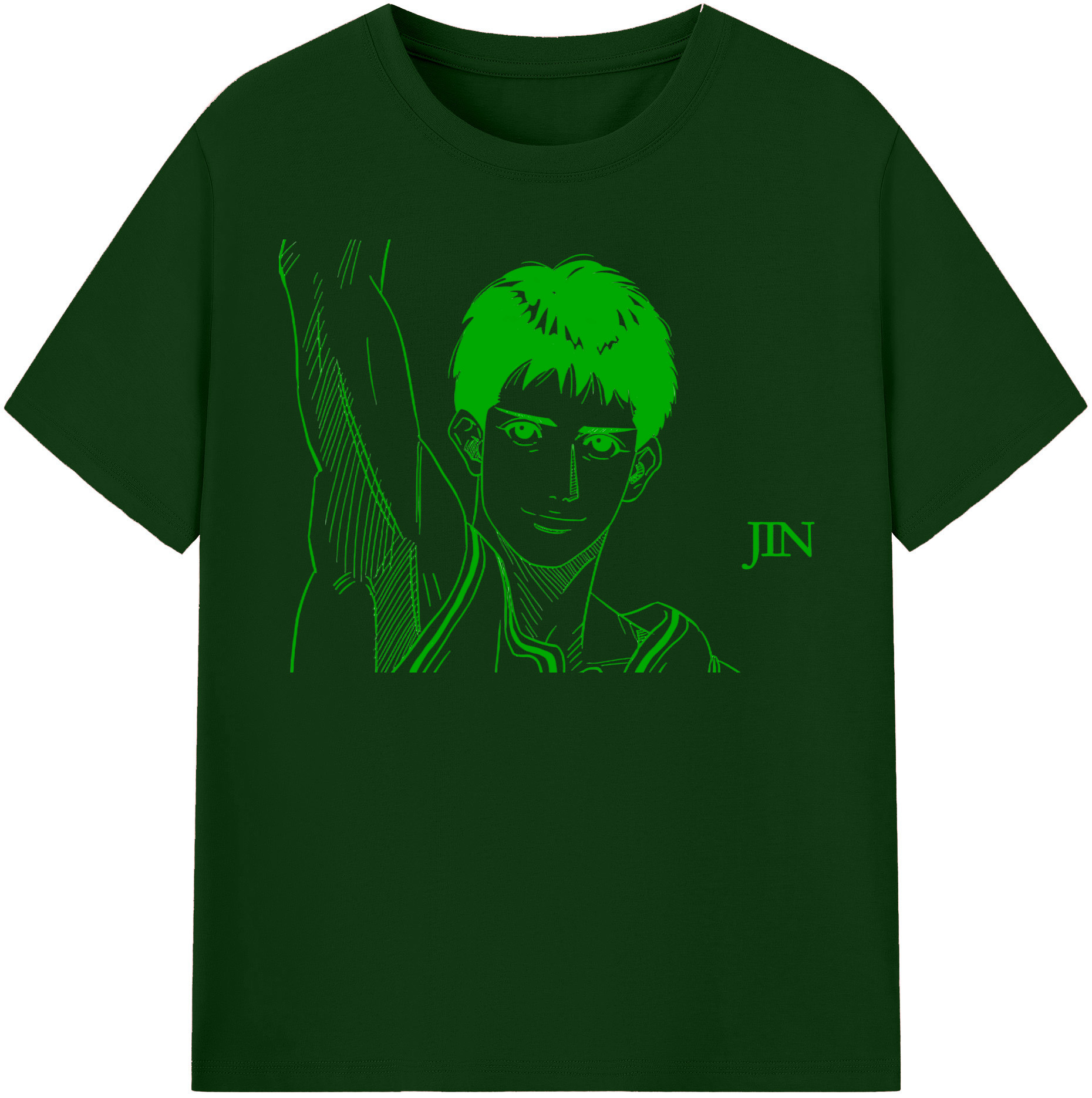 SLAM DUNK／スラムダンク 綿100％半袖Tシャツ（フロントプリント）